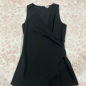 Black Sleeveless Romper